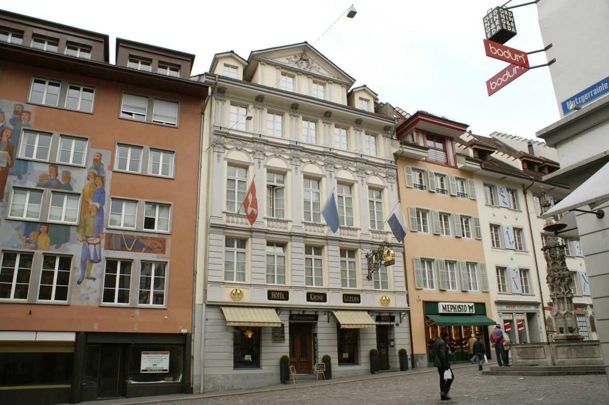 Altstadt Hotel Krone Luzern Экстерьер фото